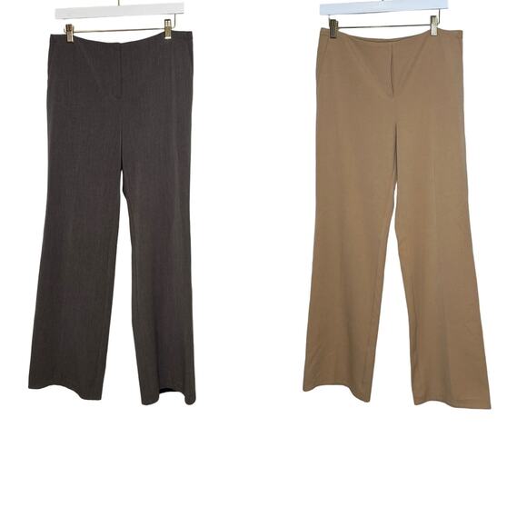 Chico’s bundle of 2 dress pants gray and tan Chico’s size 1 - Picture 8 of 8